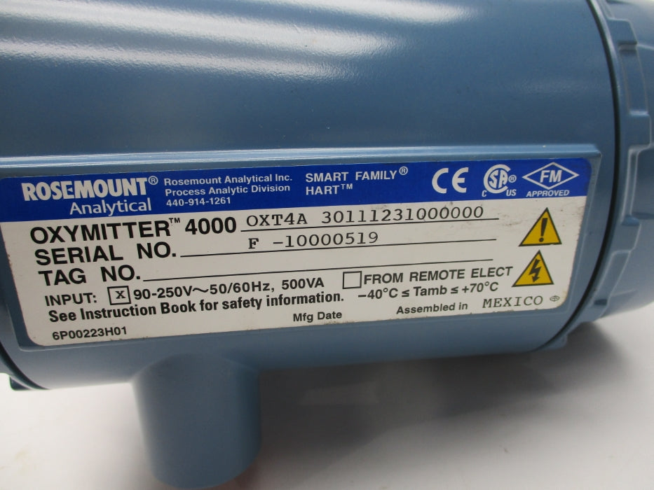 ROSEMOUNT OXT4A 30111231000000 NSMP