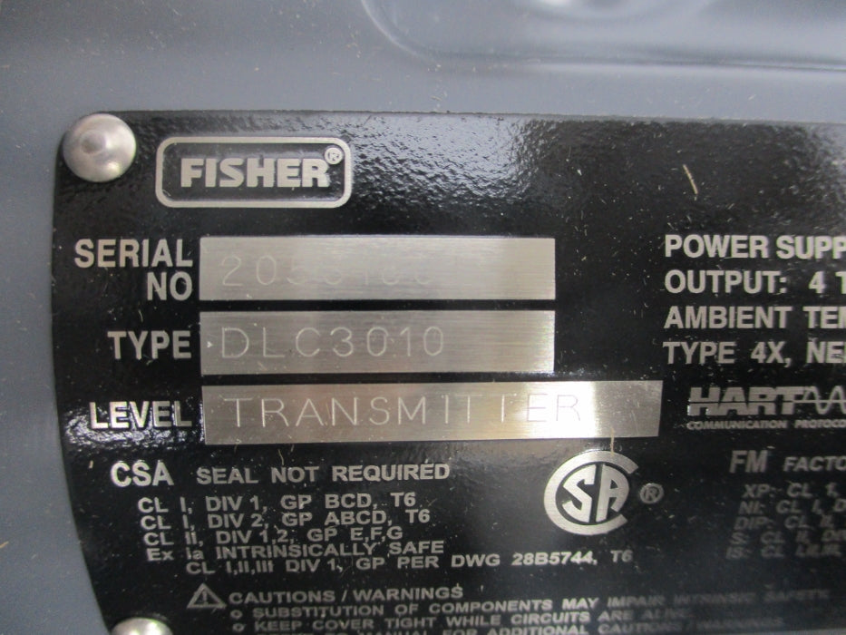 FISHER DLC3010-10 NSMP