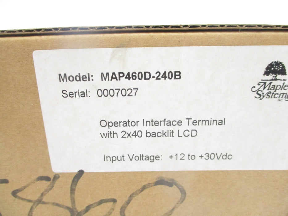 MAPLE SYSTEMS MAP460D-240B NSMP