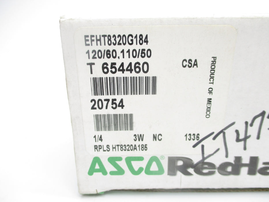 ASCO EFHT8320G184 110/120V NSMP