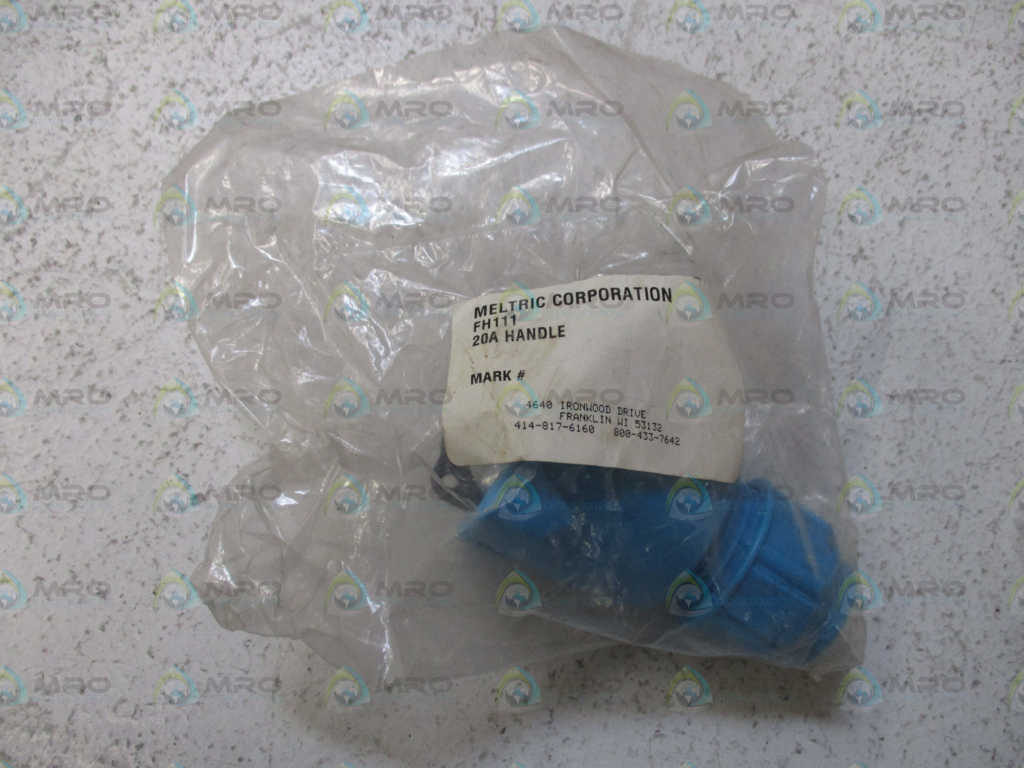 MELTRIC FH111 20A HANDLE *NEW IN FACTORY BAG*