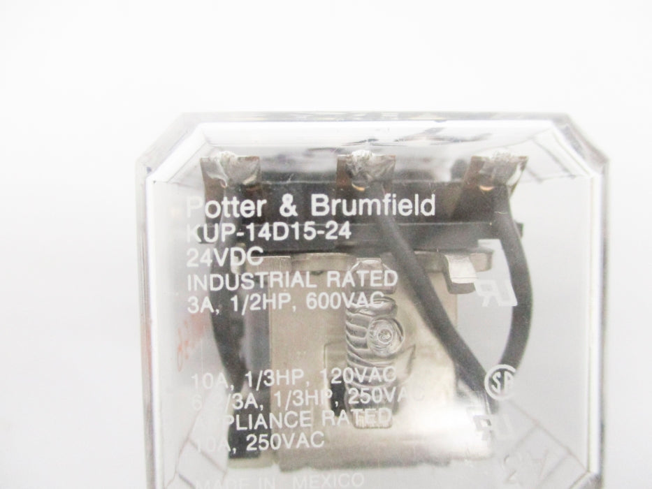 POTTER & BRUMFIELD KUP-14D15-24 24VDC 10A NSNP