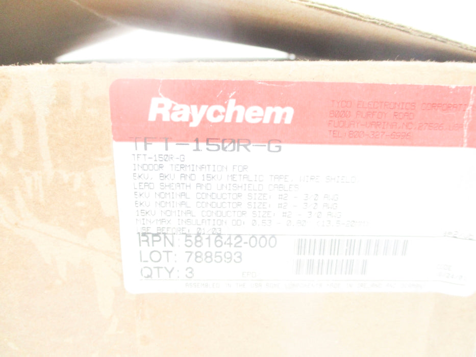 RAYCHEM TFT-150R-G (PKG OF 3) NSMP