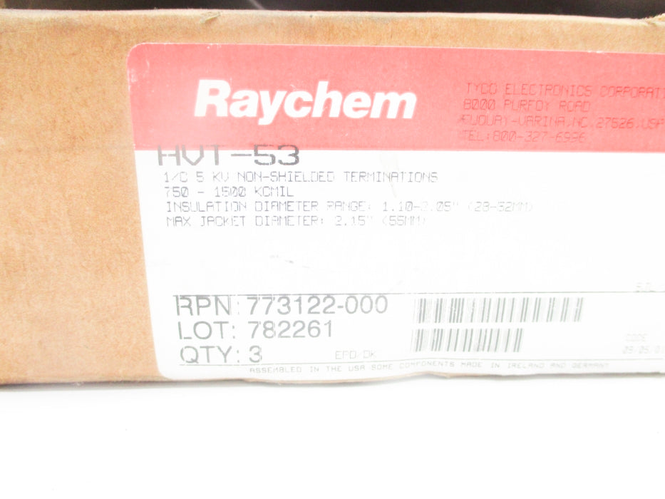 RAYCHEM HVT-53 (PKG OF 3) NSMP