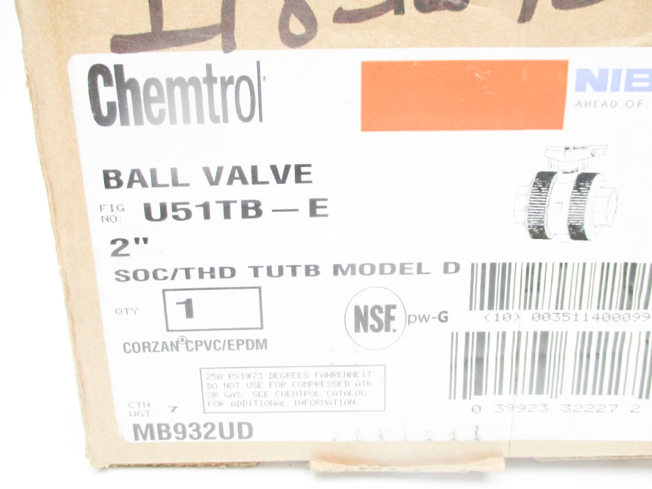 NIBCO U51TB-E-2 NSMP