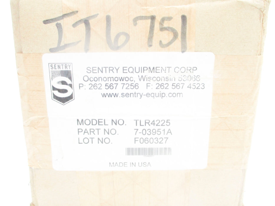 SENTRY TLR4225 7-03951A NSFS