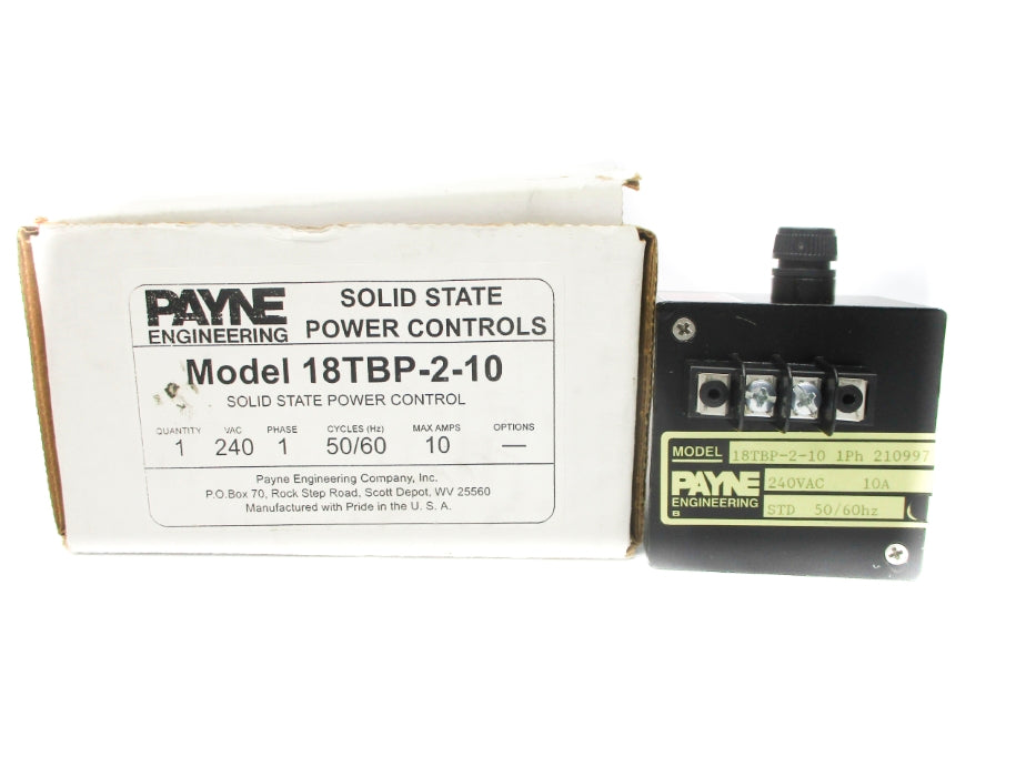 PAYNE ENGINEERING 18TBP-2-10 NSMP