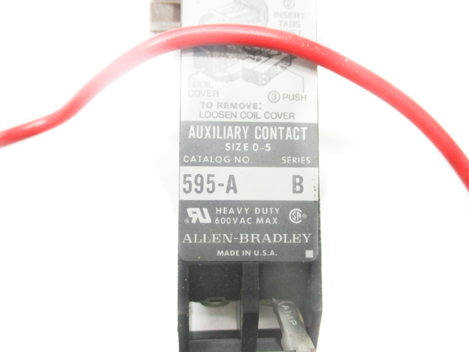INDUSTRIAL SPARE PART 595-A SER. B 600VAC UNMP