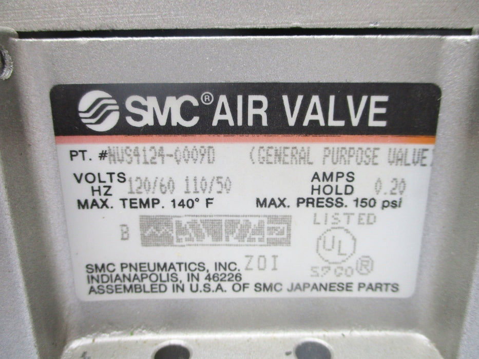 SMC NVS4124-0009D 120V NSNP