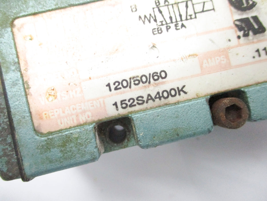 NUMATICS 152SA400K 120/50-60 150PSIG UNMP