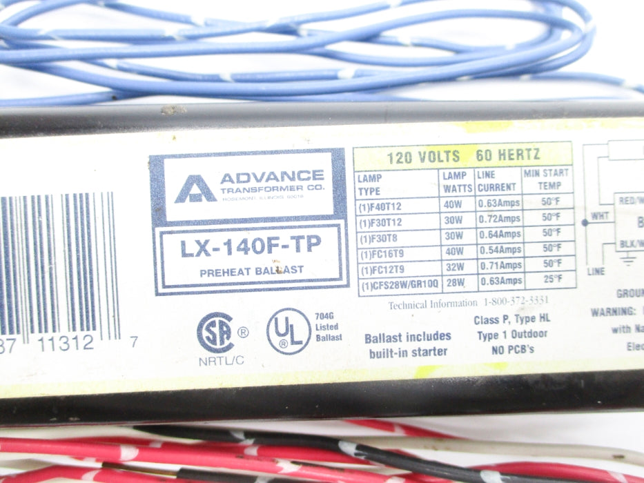 ADVANCE LX-140F-TP UNMP