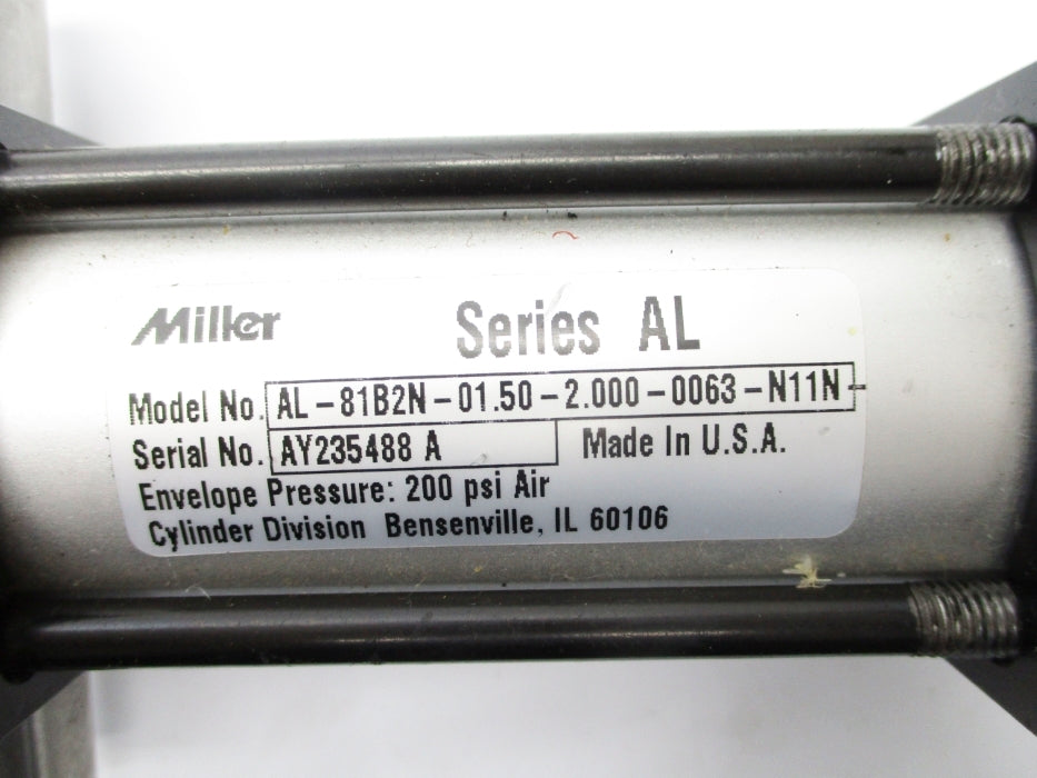 MILLER AL-81B2N-01.50-2.000-0063-N11N 200PSI NSNP