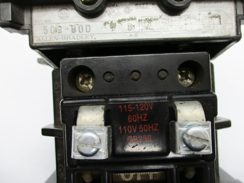 ALLEN BRADLEY 509-BOD SER. B (AS PICTURED1) NSNP