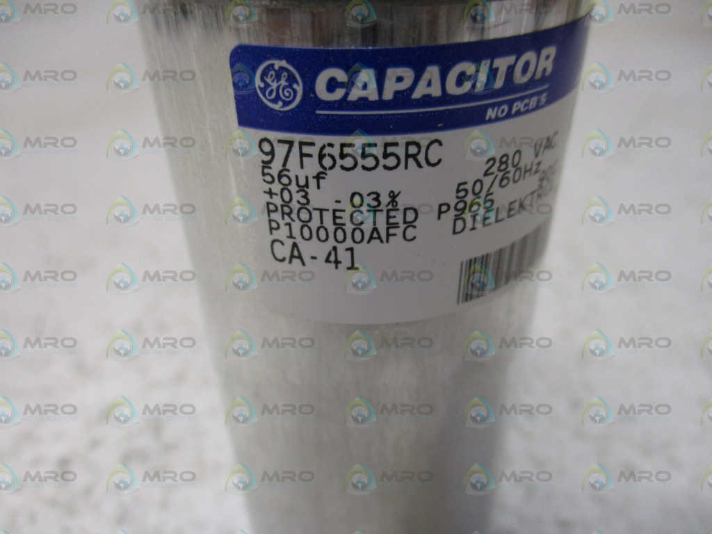 GENERAL ELECTRIC 97F6555RC CAPACITOR 56uf 280VAC *NEW NO BOX*