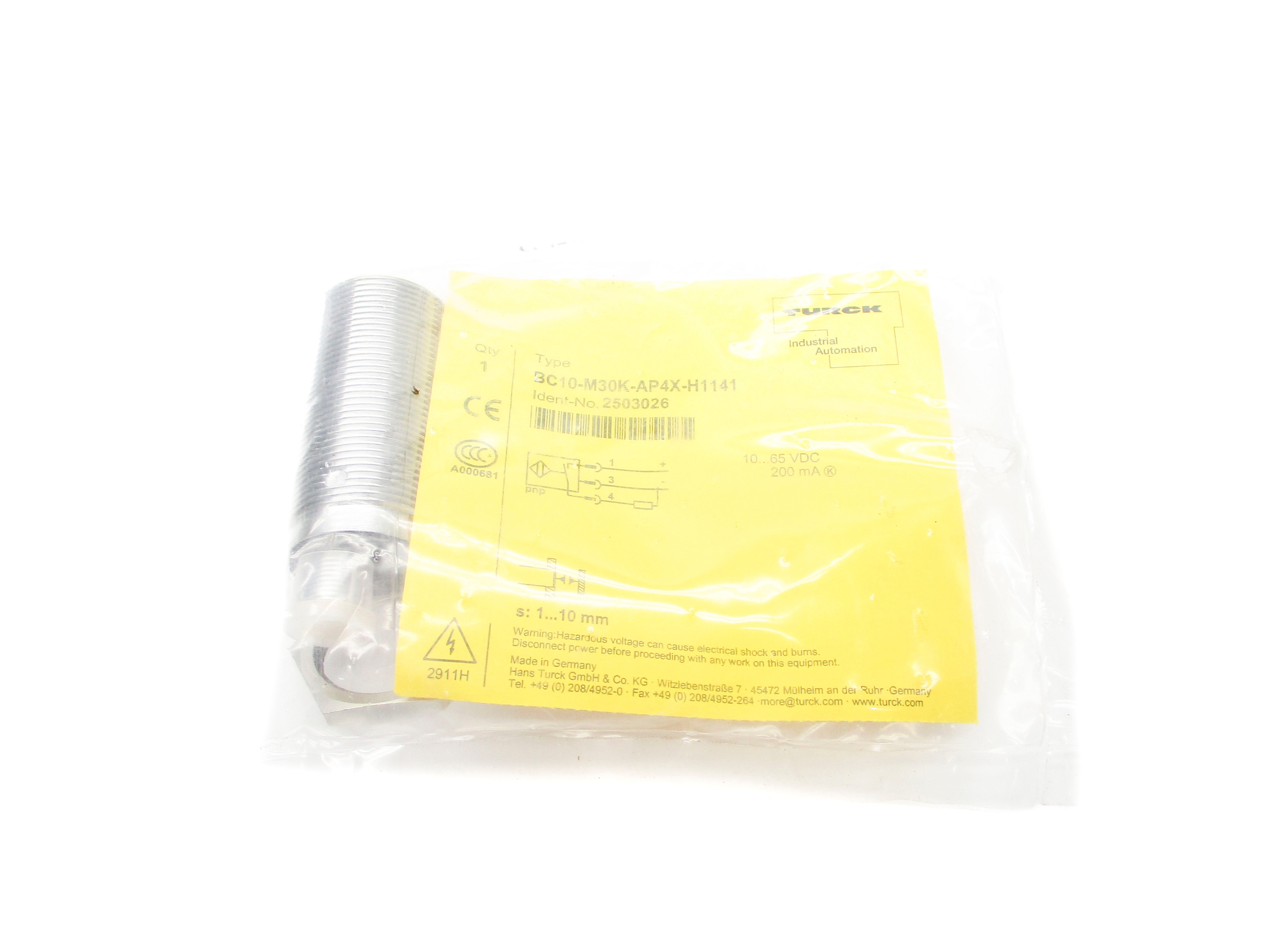 TURCK BC10-M30K-AP4X-H1141 2503026 NSMP