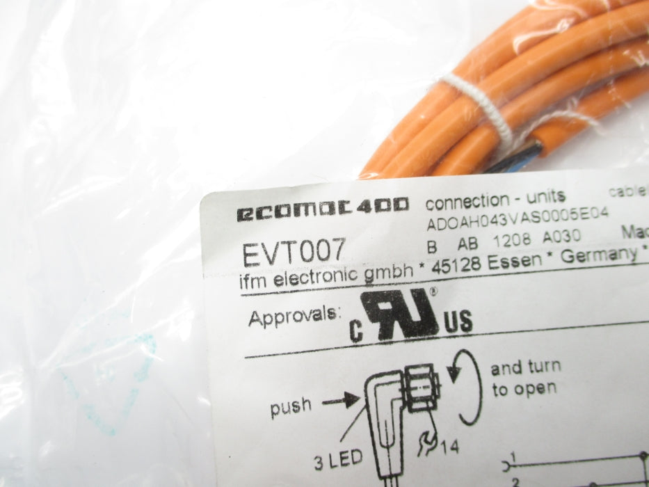 IFM EFECTOR EVT007 ADOAH043VAS0005E04 10-36VDC NSMP