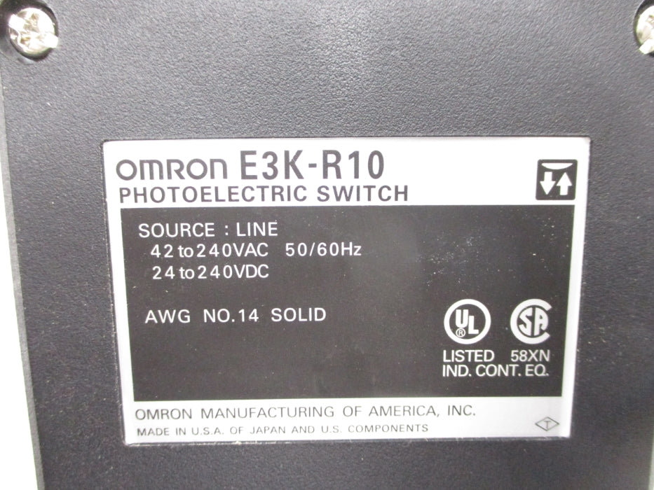 OMRON E3K-R10 NSNP