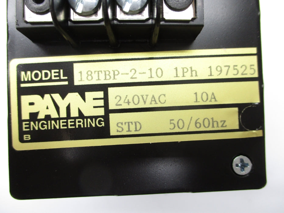 PAYNE ENGINEERING 18TBP-2-10 NSNP