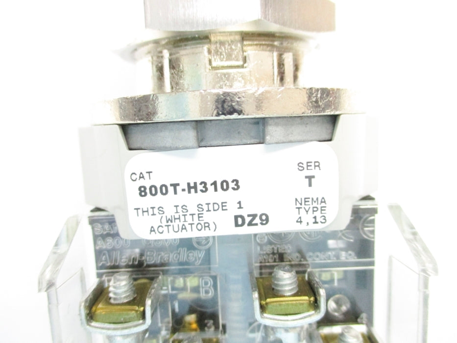 ALLEN BRADLEY 800T-H3103 SER. T (W/O KEY) NSNP