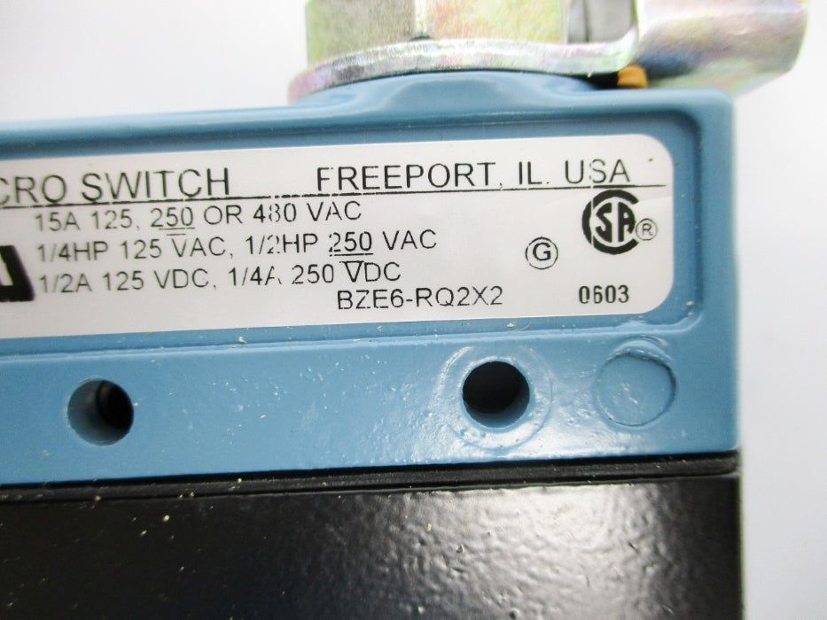 MICRO SWITCH BZE6-RQ2X2 NSNP