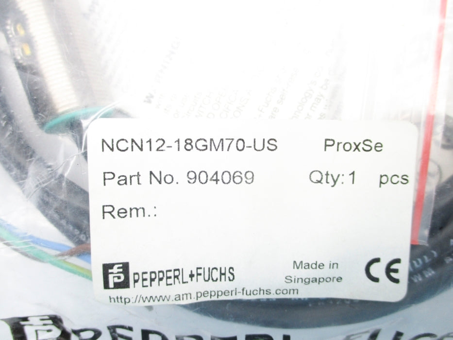 PEPPERL+FUCHS NCN12-18GM70-US 904069 NSMP