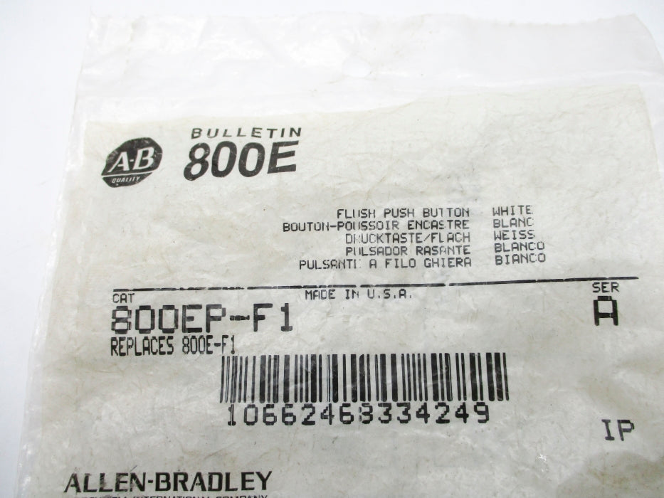 ALLEN BRADLEY 800EP-F1 SER. A NSMP
