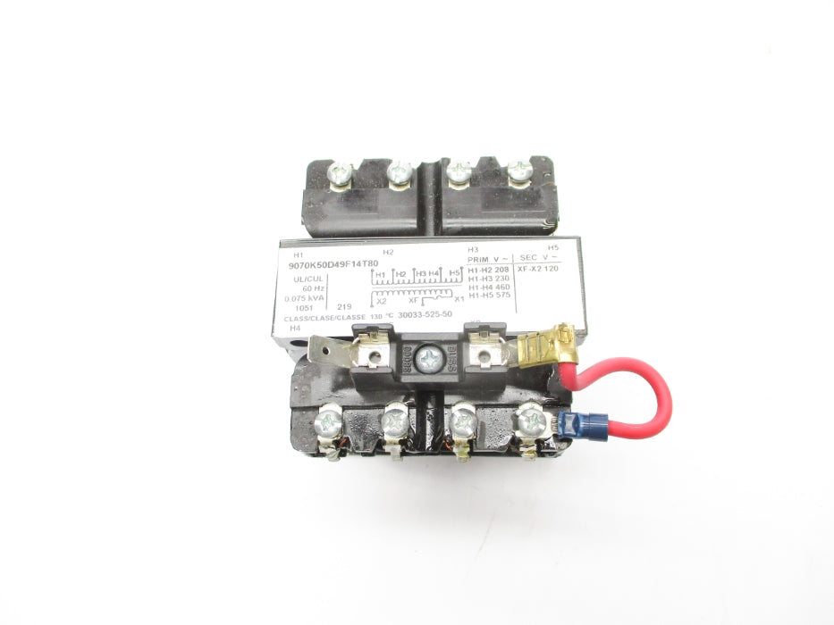 SQUARE D 9070K50D49F14T80 0.075KVA NSNP