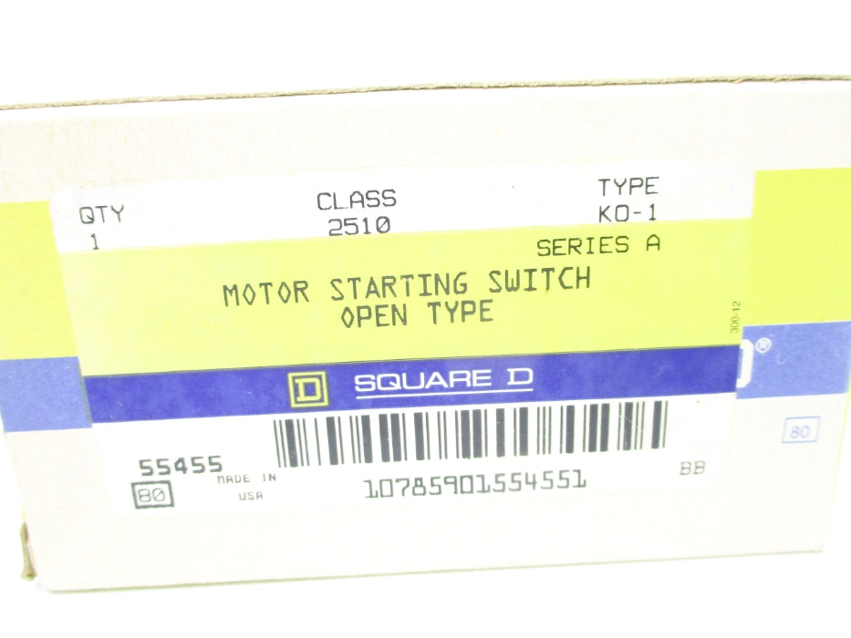 SQUARE D 2510KO1 SER. A (AS PICTURED2) NSMP