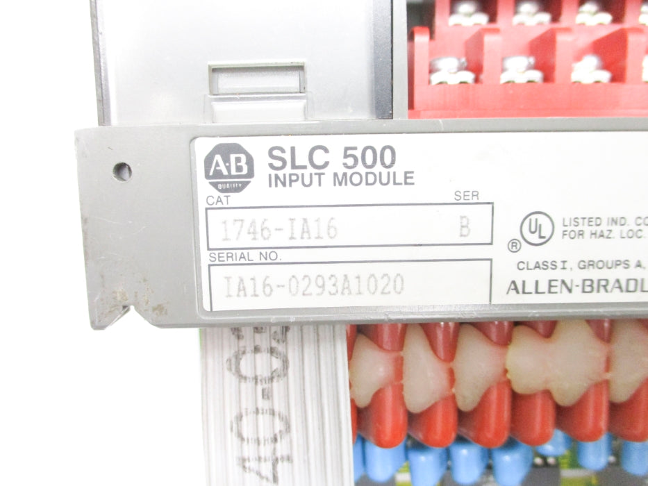 ALLEN BRADLEY 1746-IA16 SER. B UNMP
