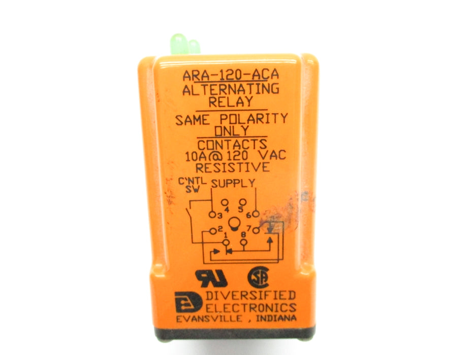DIVERSIFIELD ELECTRONICS ARA-120-ACA 10A 120VAC UNMP