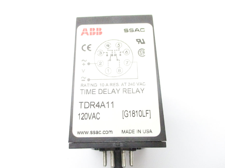 ABB TDR4A11 120VAC 10A UNMP