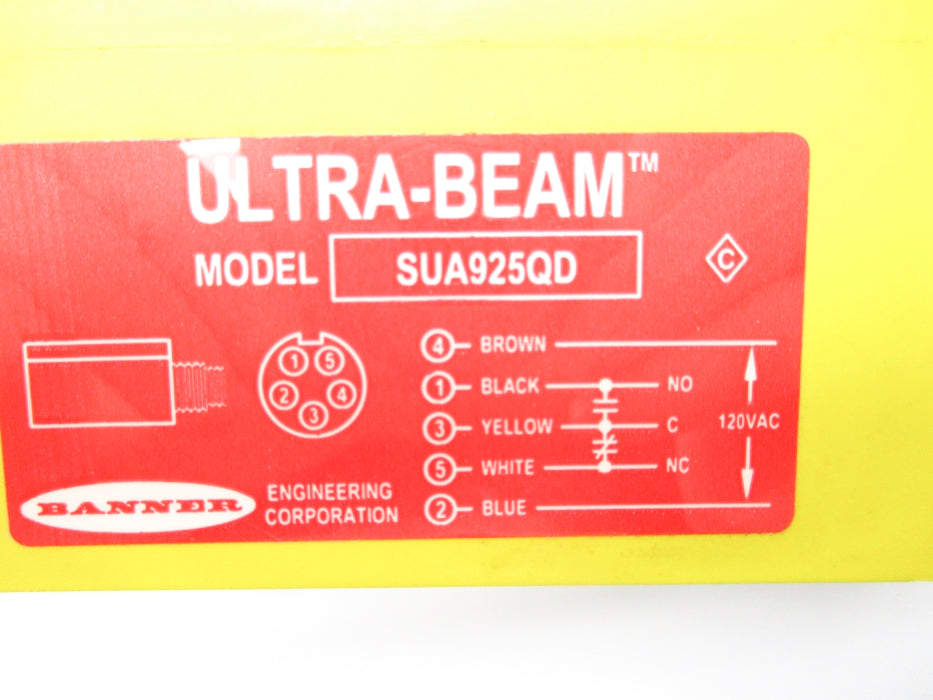 BANNER ENGINEERING SUA925QD 120VAC UNMP