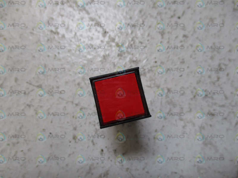 IDEC AL6M-M24-R RED PUSHBUTTON SWITCH *USED*