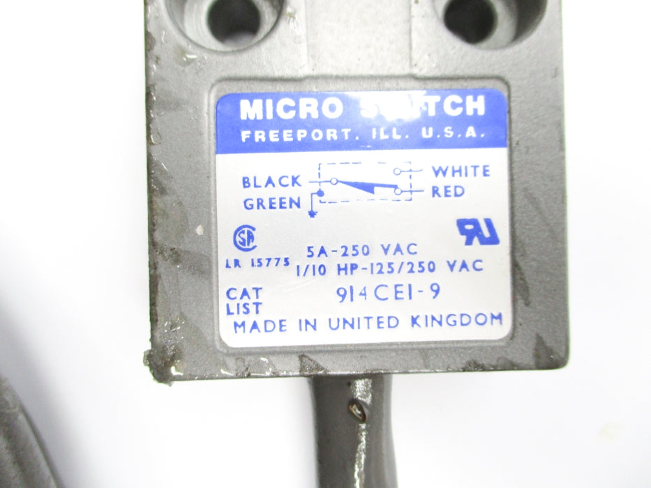 MICRO SWITCH 914CE1-9 UNMP