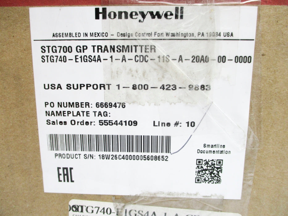 HONEYWELL STG740-E1GS4A-1-A-CDC-11S-A-20A0-00-0000 NSMP