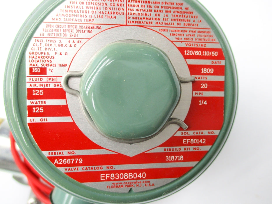 ASCO EF8308B040 110/120V NSMP