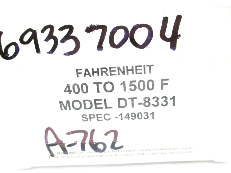 AMETEK DT-8331 400-1500F NSMP