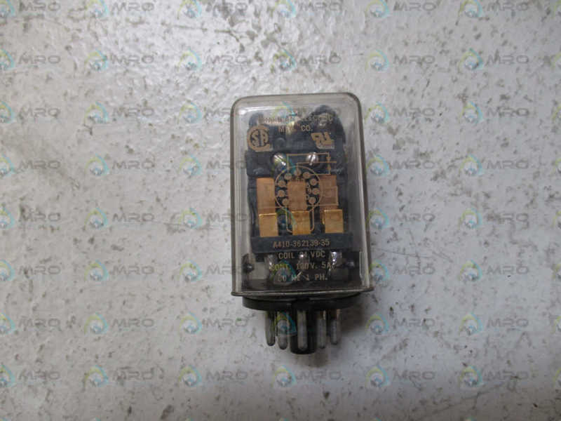 GUARDIAN ELECTRIC A410-362139-35 RELAY 24VDC *USED*