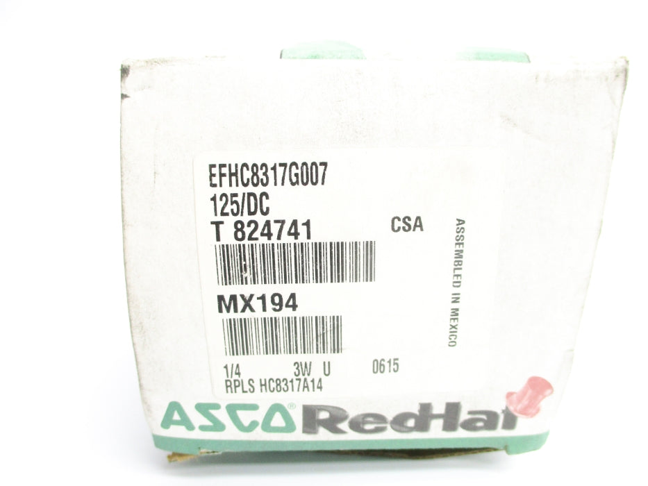 ASCO EFHC8317G007 125/DC NSMP