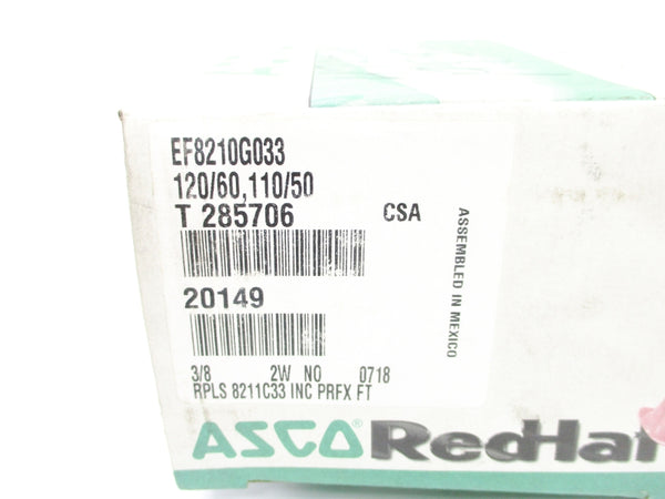 ASCO EF8210G033 110/120V NSMP