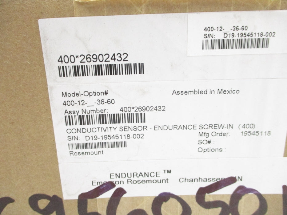 ROSEMOUNT 400-12-36-60 NSMP