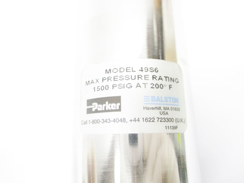 PARKER 49S6 1500PSIG NSMP