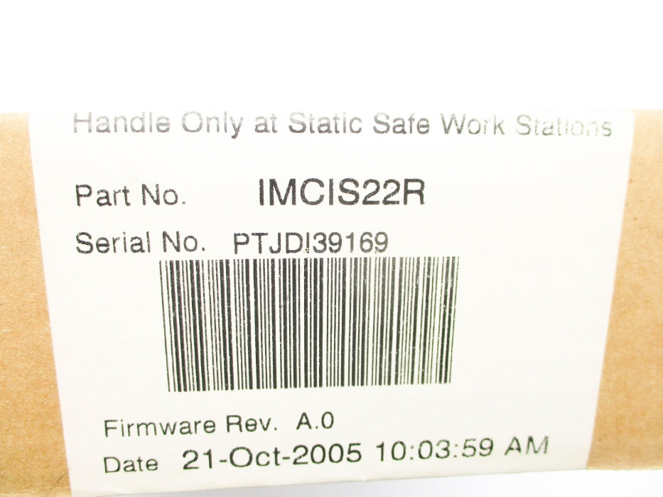 ABB IMCIS22R NSFS