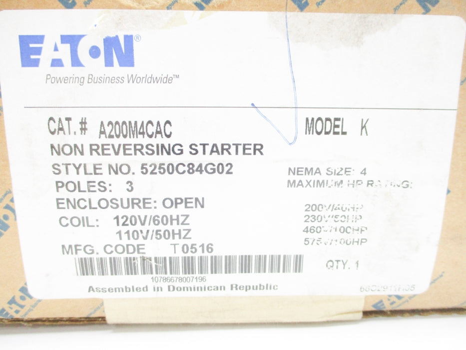 EATON A200M4CAC NSMP