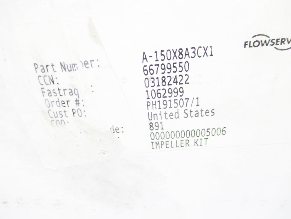 FLOWSERVE A-150X8A3CX1 NSFS