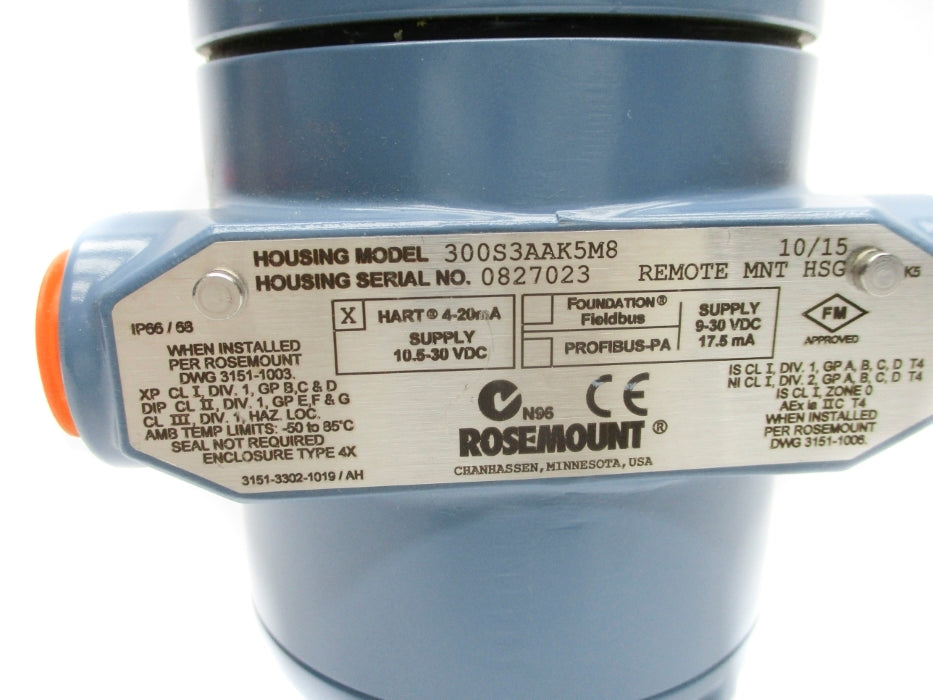 ROSEMOUNT 300S3AAK5M8 NSNP