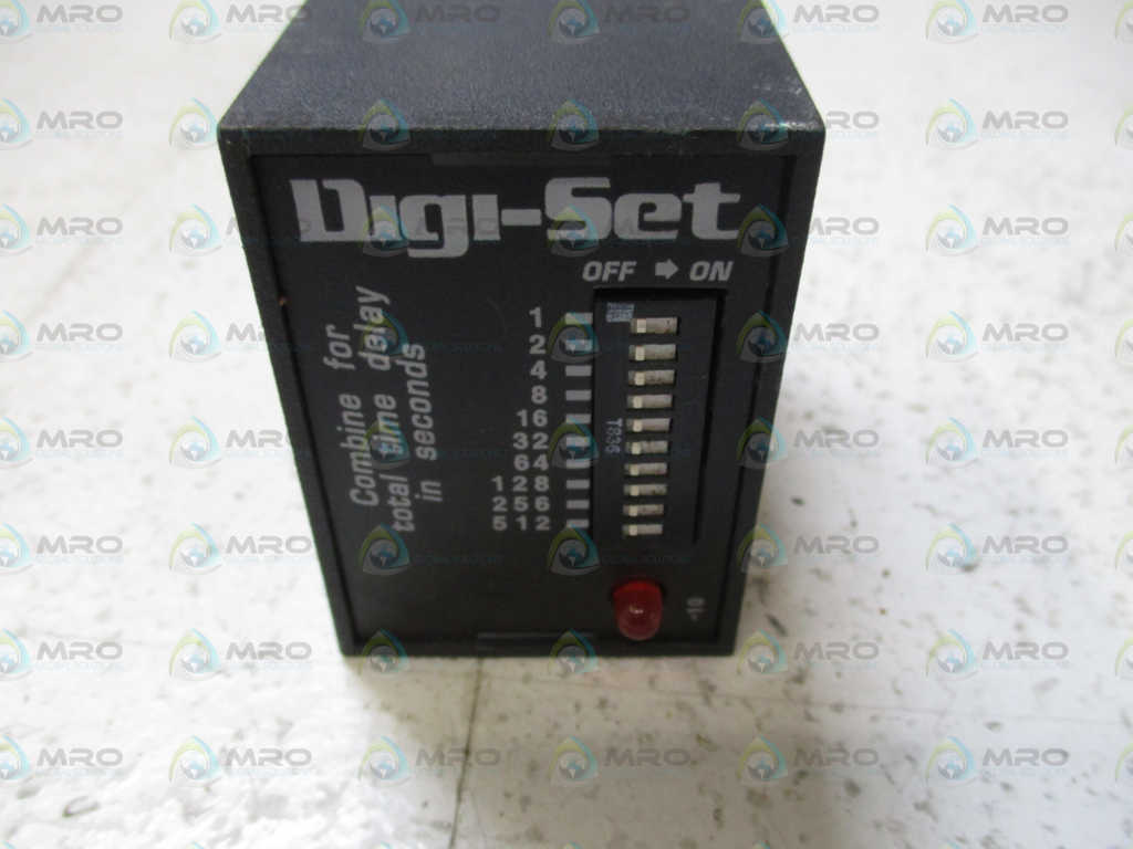 SSAC DIGI-SET TDI120AL TIME DELAY RELAY 120VAC *USED*