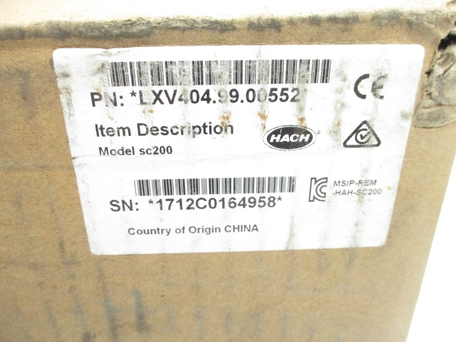 HACH SC200 LXV404.99.00552 NSMP