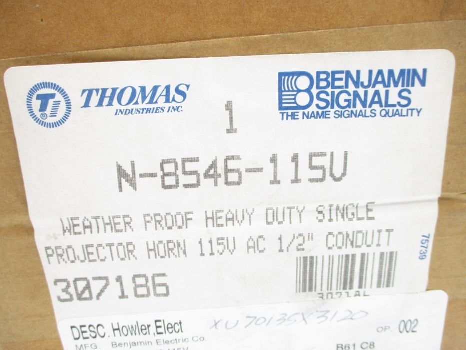 THOMAS N-8546-115V NSFS