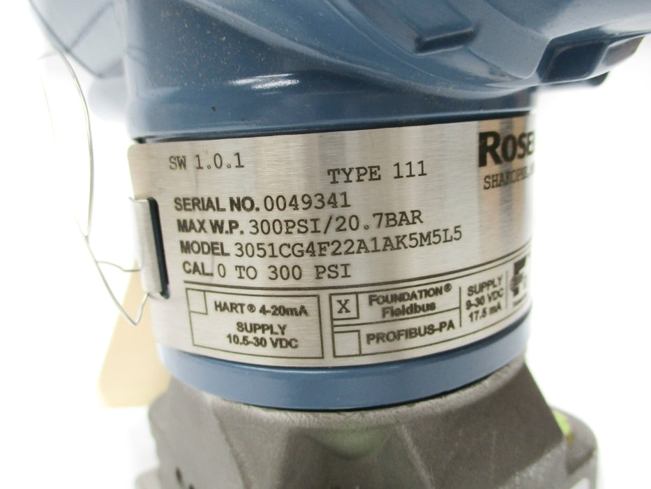 ROSEMOUNT 3051CG4F22A1AK5M5L5 NSMP
